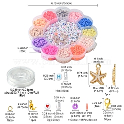 Наборы украшений своими руками из полимерной глины бусины Хейши своими руками DIY-FS0006-66A