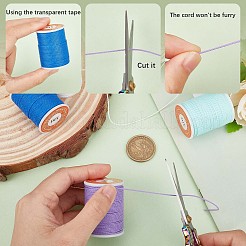 5 рулон круглого вощеного полиэфирного шнура 5 цветов YC-SC0001-02