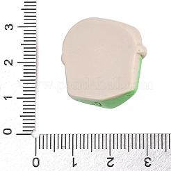 Cabujones de resina opaca con temática de protección del medio ambiente&nbsp;CRES-Z013-03D
