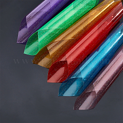 6 лист 6-х цветных виниловых листов из кожи DIY-AR0002-21