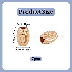 40 шт. Латунные дистанционные бусины&nbsp;KK-UN0005-42
