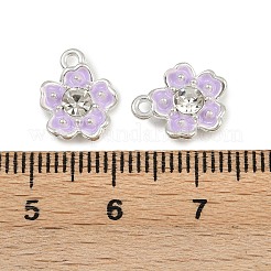 Сплав эмали с подвесками из хрустальных страз FIND-G093-01P-03