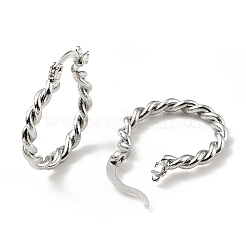 Серьги-кольца из латуни для женщин&nbsp;EJEW-A070-10P