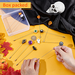 12 шт. брошь из латуни на тему Хэллоуина&nbsp;JEWB-BC00010