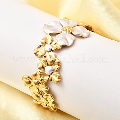 Браслеты-манжеты из нержавеющей стали 304 для женщин&nbsp;BJEW-F509-03E-G