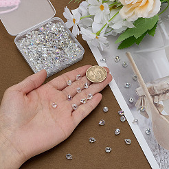 200 шт. Гальванические стеклянные бусины&nbsp;EGLA-HY0001-14