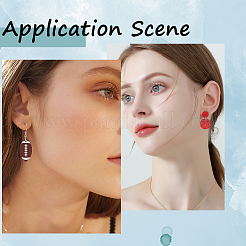 Набор для самостоятельного изготовления деревянных сережек-подвесок в виде спортивного мяча DIY-SC0024-95