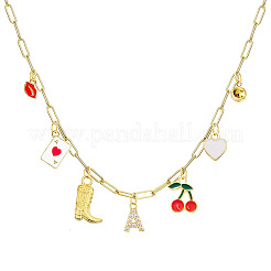 Collier avec pendentif en forme de botte&nbsp;FS-WGDC4DD-01