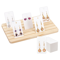 4 Stück Holzständer für Schmuck- und Ohrring-Displaykarten&nbsp;ODIS-AR0001-18