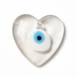 Ручной зла подвески бусины глаз LAMP-O018-01G