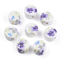Ручной печатный шарики фарфора PORC-Q176-16mm-2