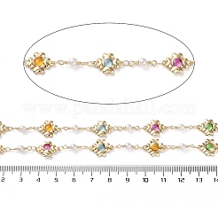 Клеверные латунные звенья цепи CHC-Q013-01G