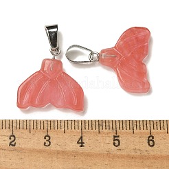 Вишневое из кварцевого стекла подвески&nbsp;G-Z067-01P-06