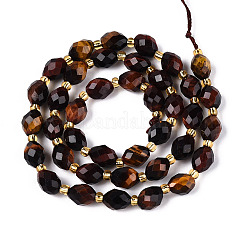 Натуральный красный тигровый глаз бисер пряди G-N342-35-8x6-04