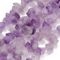 Brins de perles d'améthyste druzy brutes et naturelles&nbsp;GG-CBAC61B-A01-01