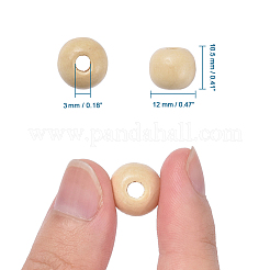 Природных шарики древесины TB12mmY-13