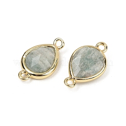 Подвески с граненым соединителем из натуральных смешанных драгоценных камней G-L514-048P