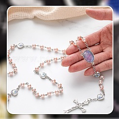DIY-Schmucksets aus Rosenkranzperlen&nbsp;DIY-SC0029-71
