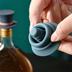 3 шт. 3-х цветные силиконовые пробки для бутылок красного вина SIL-WR0001-03