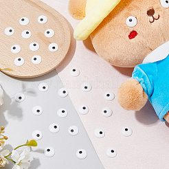 100 пара пластиковых кукольных глаз-кабошонов&nbsp;DIY-FH0007-73A