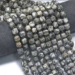 Натуральный камень-карта / камень пикассо / нити из бисера пикассо G-K389-A67-01