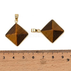 Ciondoli d'occhio di tigre naturale&nbsp;G-H359-03G-04