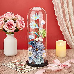 Couvercle de dôme en verre transparent&nbsp;ODIS-WH0177-017B-02