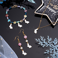 Подвески из эмали и сплава ENAM-AR0001-07