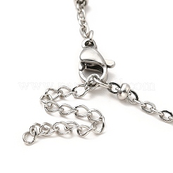 Bracelet de cheville à maillons en acier inoxydable 304 avec chaînes satellites pour femme&nbsp;AJEW-C021-03