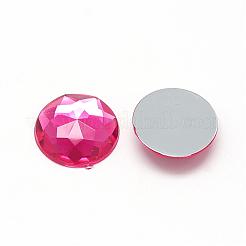 Cabochon posteriori con strass acrilici&nbsp;GACR-Q008-25mm-10