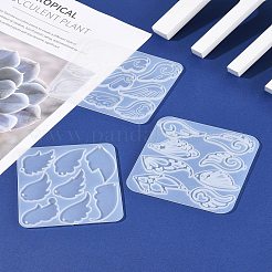 3шт 3 Молды для подвесок своими руками AJEW-FS0001-31