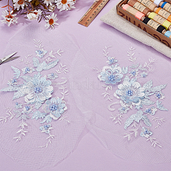 2 шт. Компьютеризированная вышивка ткань утюгом / пришить патчи&nbsp;PATC-HY0001-93B