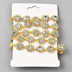 Legierung strass tasse ketten&nbsp;LCHA-WH0001-06G