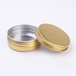 Круглые алюминиевые жестяные банки&nbsp;CON-WH0010-02G-60ml