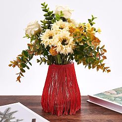 Кружево с латинской бахромой из полиэстера&nbsp;OCOR-WH0064-43B