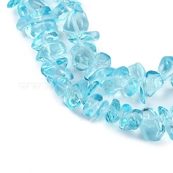 Прозрачные стеклянные бусины GLAA-Z009-01E