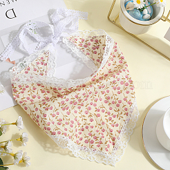 Цветочный декор кружевные треугольные банданы OHAR-WH20005-08B