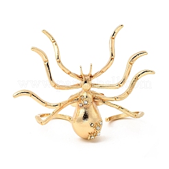 Регулируемые манжеты из сплава со стразами в стиле Хэллоуина&nbsp;LS-RJEW-P162-01G