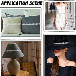 10 ярд металлизированной пряжи цветочная кружевная лента&nbsp;OCOR-GF0005-45A