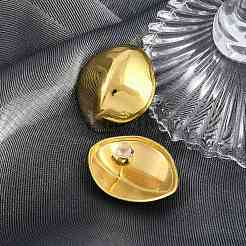 Серьги-гвоздики из нержавеющей стали 304 для женщин STAS-Z111-08G-01