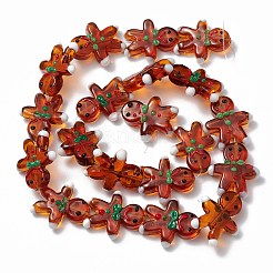 Бусы лэмпворк ручной работы LAMP-N021-025