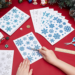 3 пакетик рождественско-зимняя тематика бумажные самоклеящиеся наклейки&nbsp;DIY-BC0016-12