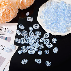 100 г прозрачных акриловых бусин&nbsp;OACR-TA0003-22C