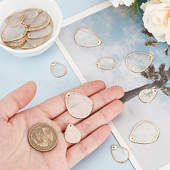 24 шт. 2 стиля подвески в виде ракушек FIND-GA0004-51