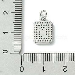 Покрытие стойки латунь микропаве прозрачные кубические циркониевые подвески KK-G501-01Y-P