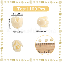 100 шт. синтетические коралловые резные бусины&nbsp;CORA-SC0001-13