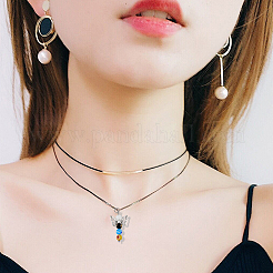 50 шт. подвески из стекла миллефиори ручной работы FIND-DC0002-64