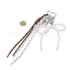 Подвесной бант из искусственного жемчуга&nbsp;HJEW-JM04396