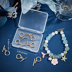 12 комплект латунных застежек-тоглов KK-CN0001-98