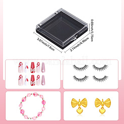 9 шт. пластиковый контейнер для хранения накладных ногтей&nbsp;CON-SP0001-15D